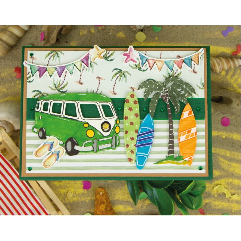 Dies - Yvonne Creations - Summer Vibes - Surf Vibes