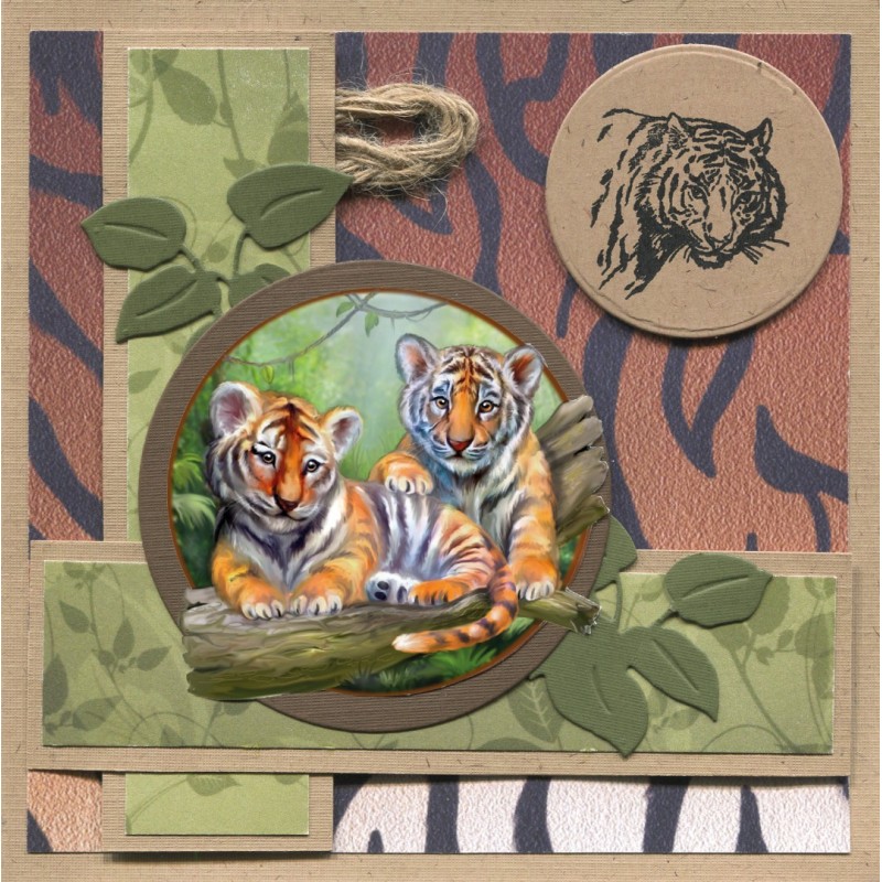 3D Push Out book 40 - Wild Animals