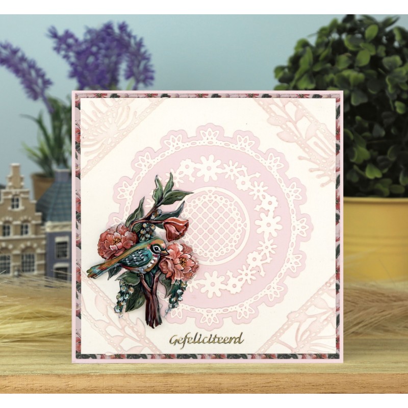 3D Cutting Sheets - Amy Design - Botanical Garden - Colorful Birds