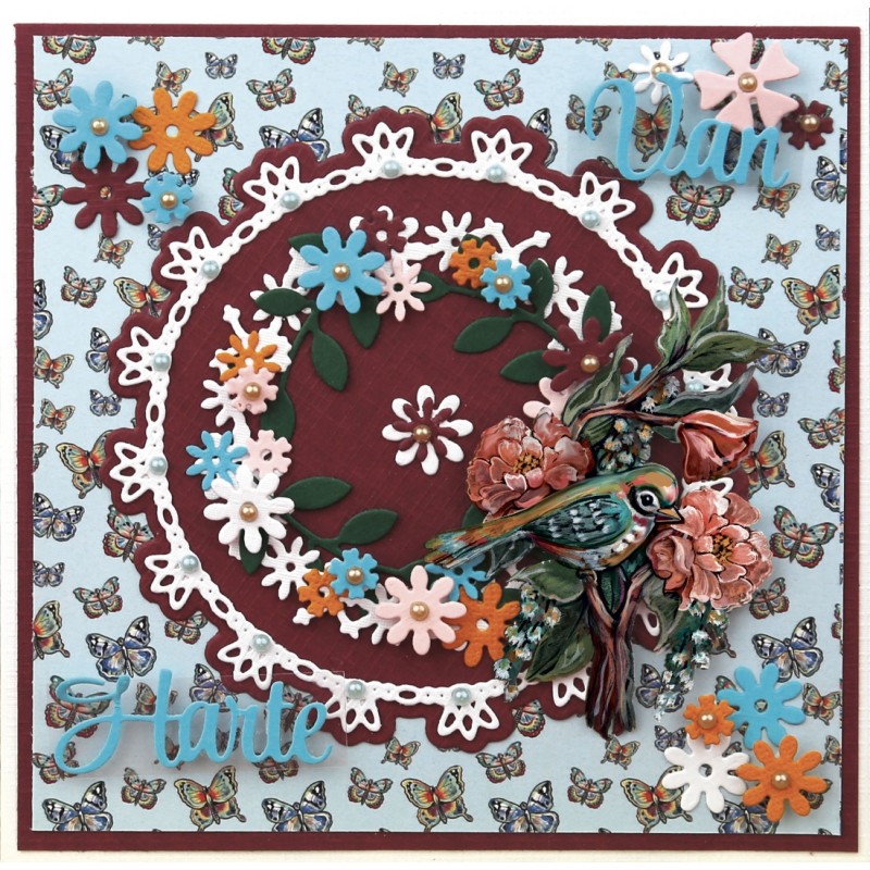 3D Cutting Sheets - Amy Design - Botanical Garden - Colorful Birds
