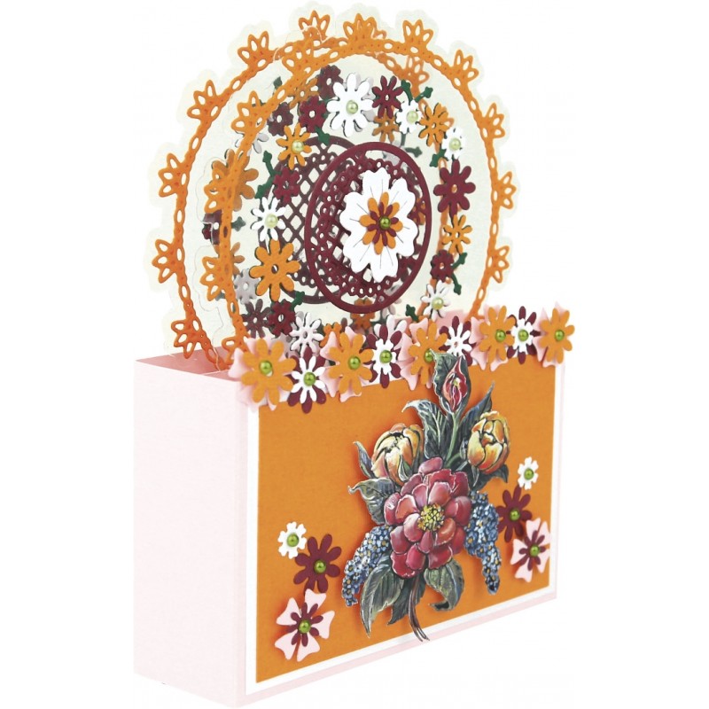 3D Push Out - Amy Design - Botanical Garden - Red Protea