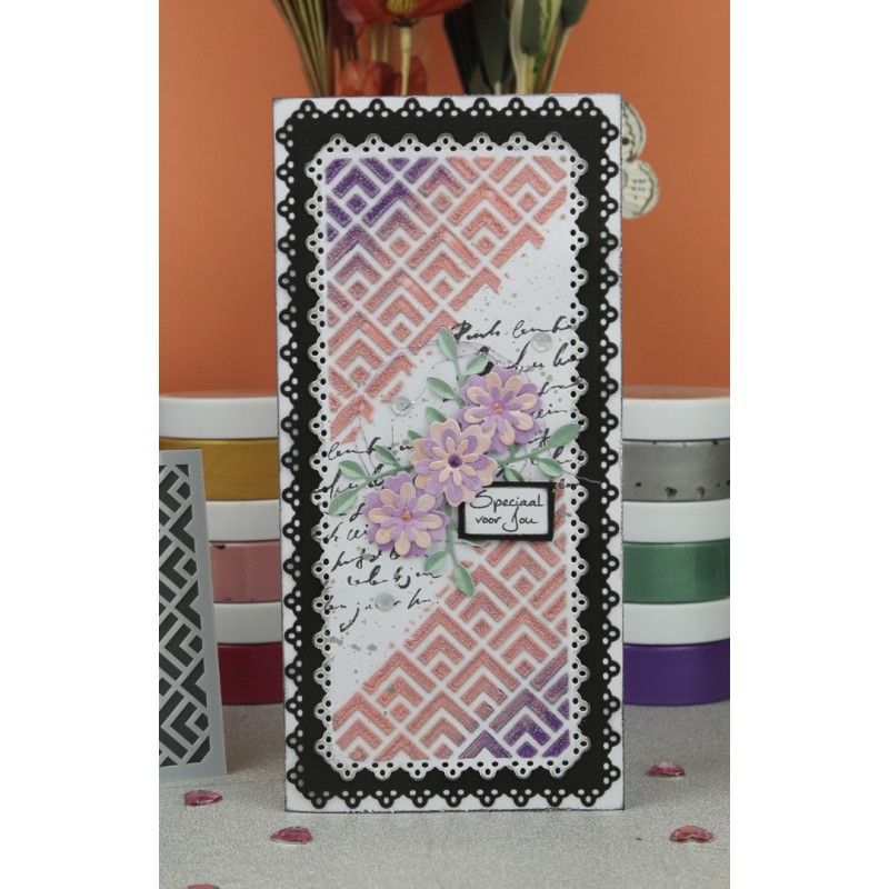 Card Deco Essentials - Mixed Media Stencil - Blocks