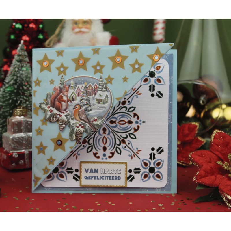 3D Push-Out - Amy Design - Snowy Christmas - Snowy Snowman