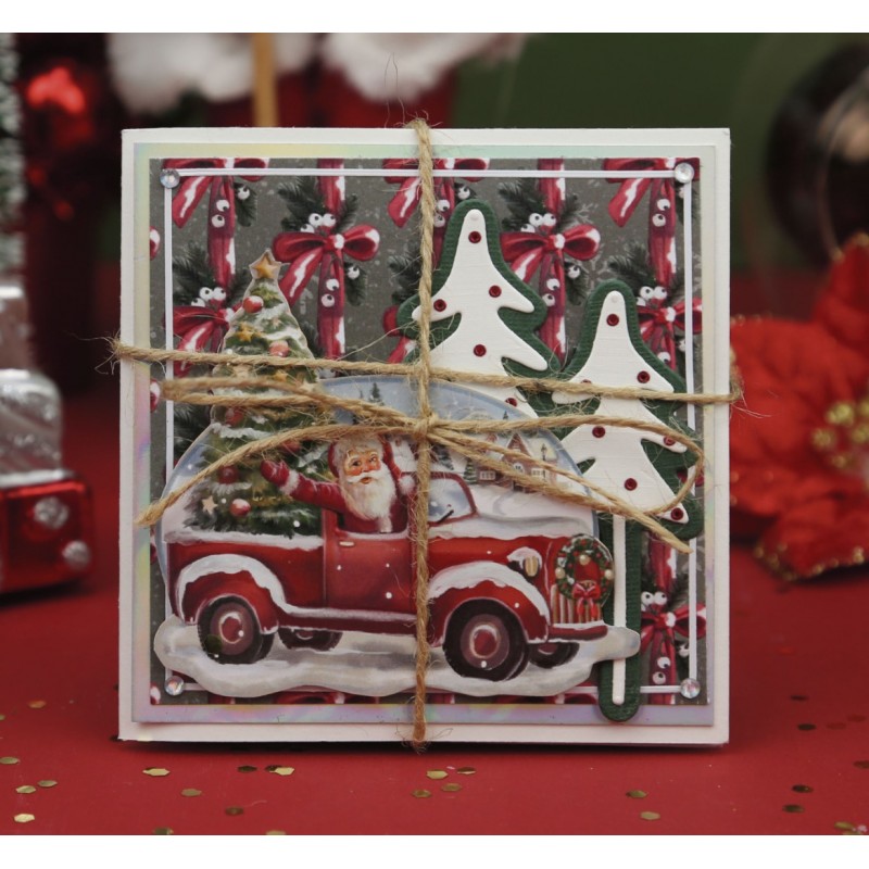 3D Push-Out - Amy Design - Snowy Christmas - Snowy Train