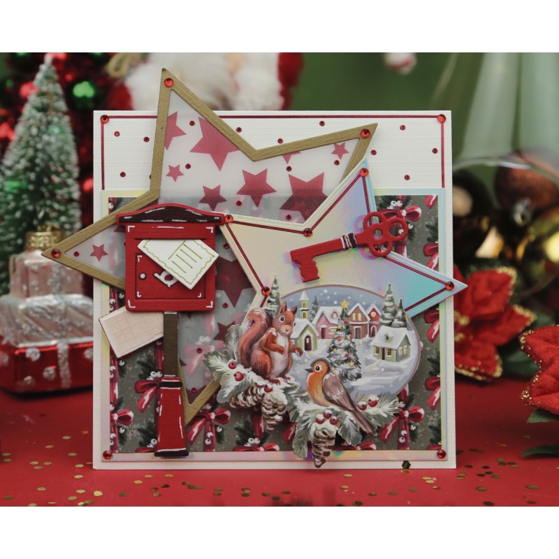 3D Cutting Sheet - Amy Design - Snowy Christmas - Snowy Snowman