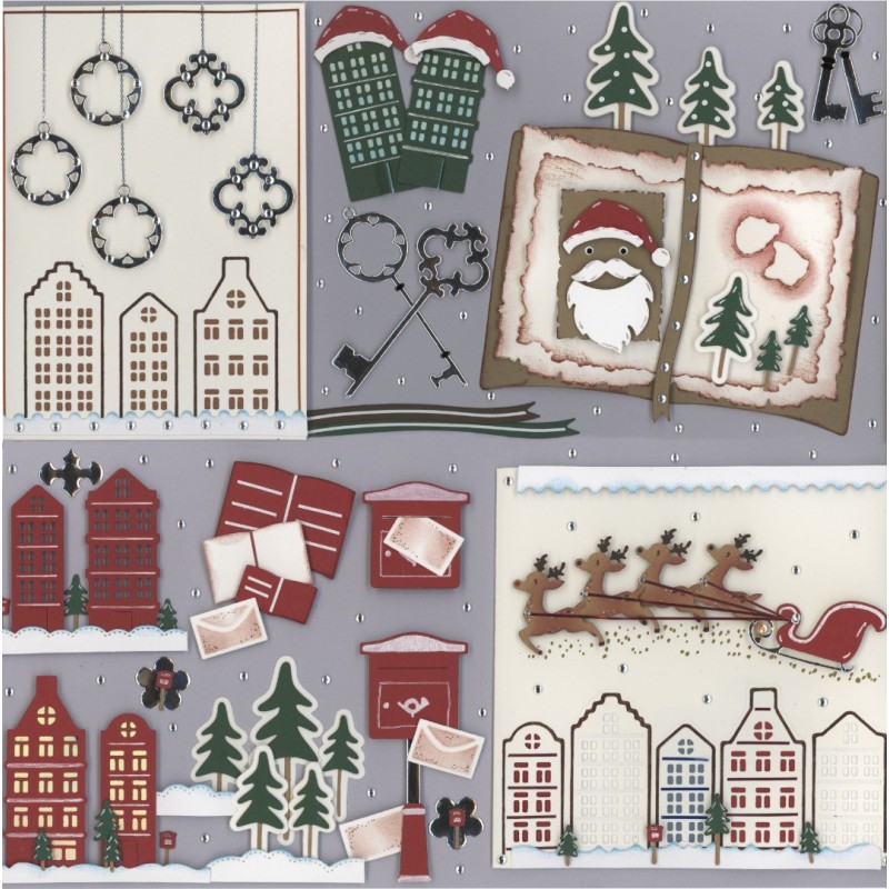 Dies - Amy Design Snowy Christmas - Christmas Keys