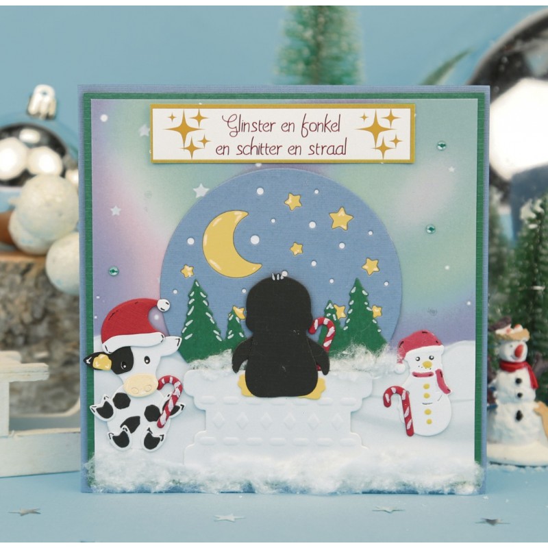 Designed by Anna - Sentiment Sheet - Happy Christmas