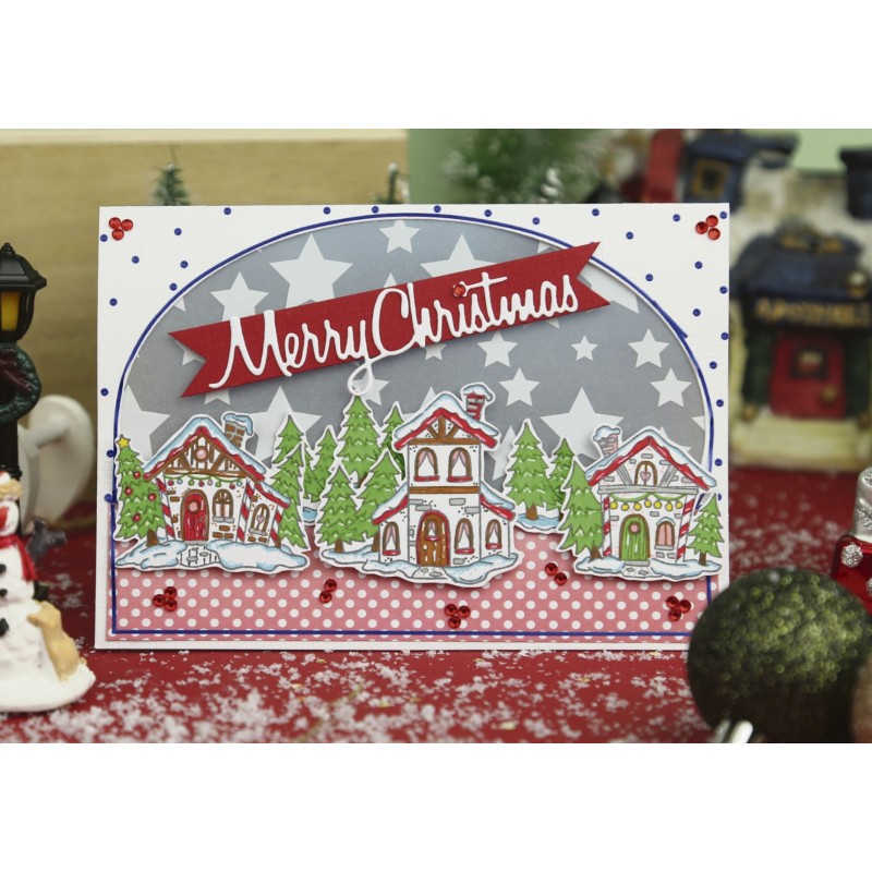 Card Deco Essentials - Vellum - Stars White