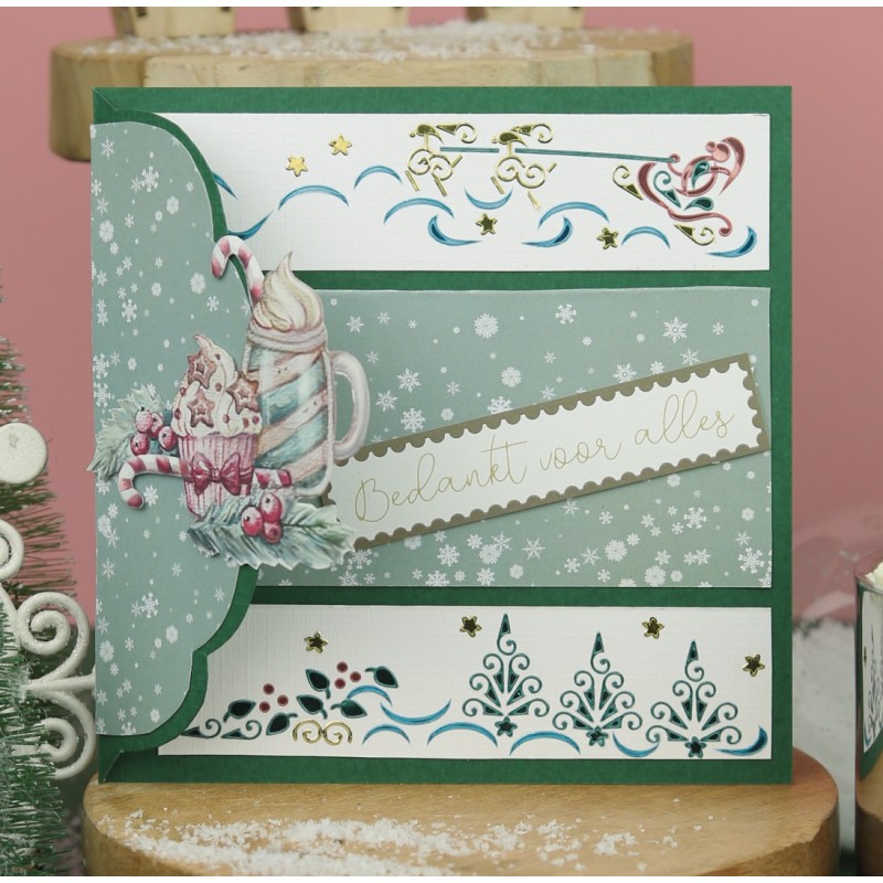 3D Push-Out - Yvonne Creations - World of Christmas - Hot Chocolate