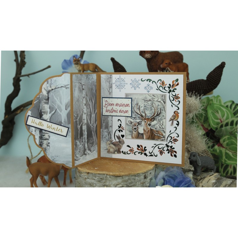 3D Push-Out - Amy Design - Sturdy Winter - Moose