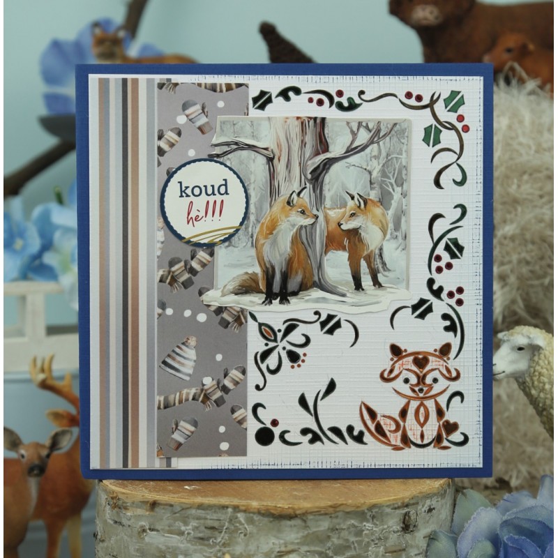 3D Push-Out - Amy Design - Sturdy Winter - Moose