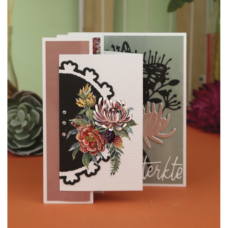 3D Push Out - Amy Design - Botanical Garden - Colorful Flowers