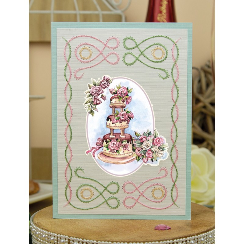 3D Push-Out - Yvonne Creations - Wedding - Wedding Cakes