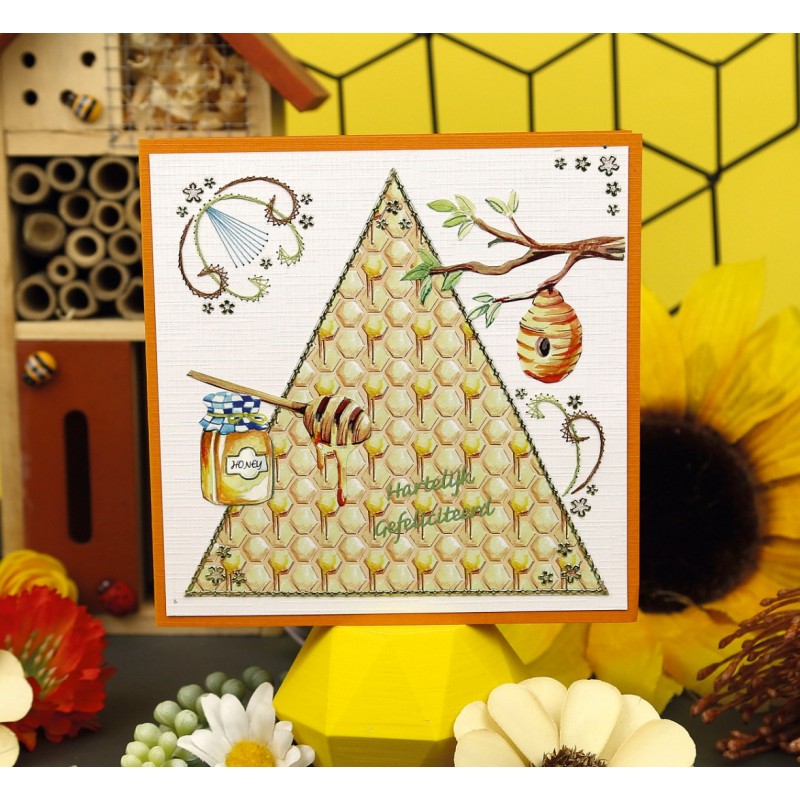 Cutting Sheet - Yvonne Creations - Bee Honey - Mini