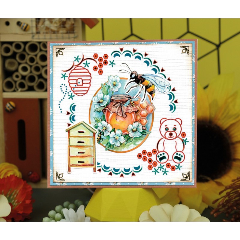 Cutting Sheet - Yvonne Creations - Bee Honey - Mini