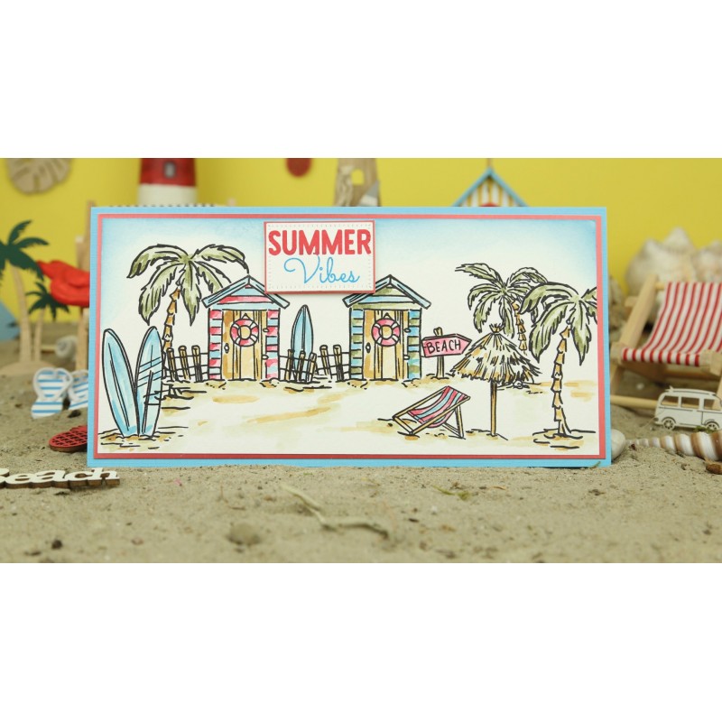 Clear Stamps - Yvonne Creations - Summer Vibes