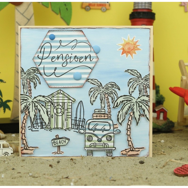 Clear Stamps - Yvonne Creations - Summer Vibes