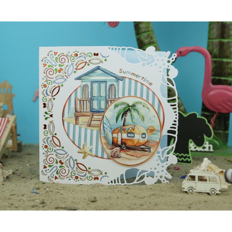 3D Push Out - Yvonne Creations - Summer Vibes - Camping