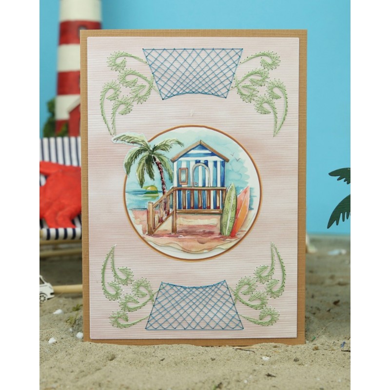 3D Push Out - Yvonne Creations - Summer Vibes - beach