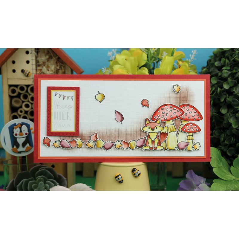 Designed by Anna - Mix and Match Clear Stamps - Felix Fox