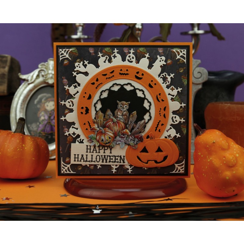 3D Push-Out - Yvonne Creations - Trick or Treat - Halloween Pumpkin