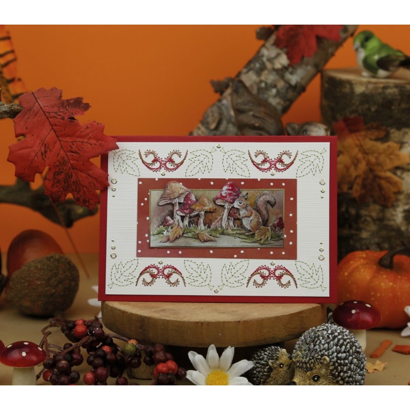 3D Push Out - Yvonne Creations - Awesome Autumn - Fox