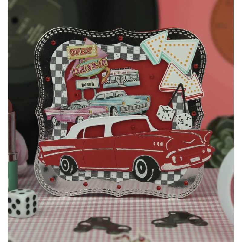 Push-Out - Yvonne Creations - Back to the fifties - Small Elements A