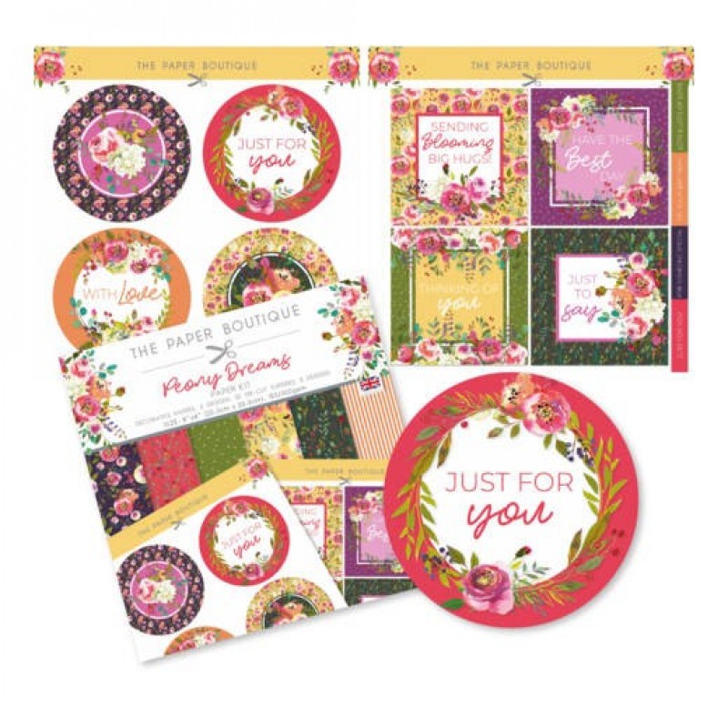 The Paper Boutique Peony Dreams Paper Kit