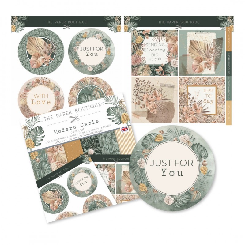 The Paper Boutique Modern Oasis Paper Kit