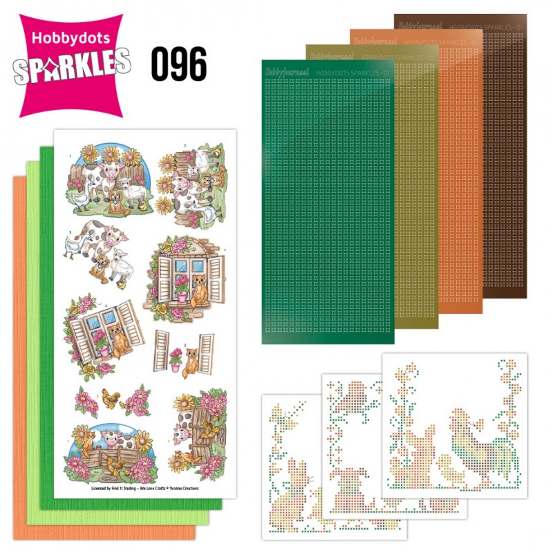 Sparkles Set 96 - Yvonne Creations - Animals and Flowers
