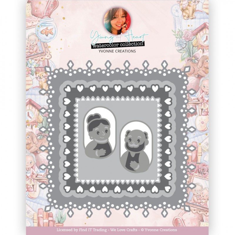Dies - Yvonne Creations - Young at Heart - Grandparents