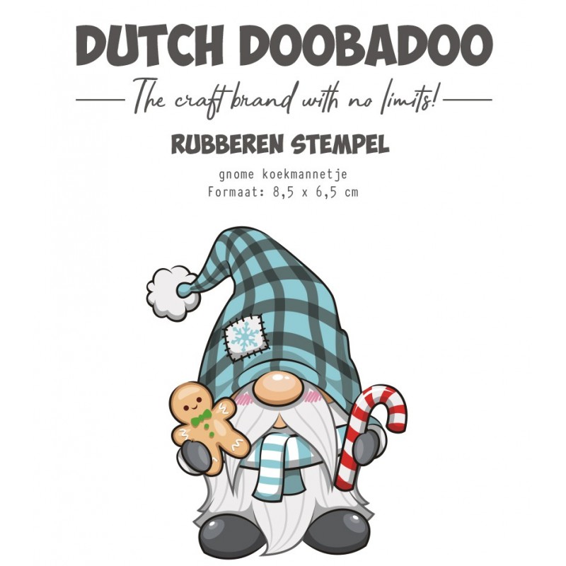 Rubber stamp - DDBD - Hallo Winter - Gnome koekmannetje