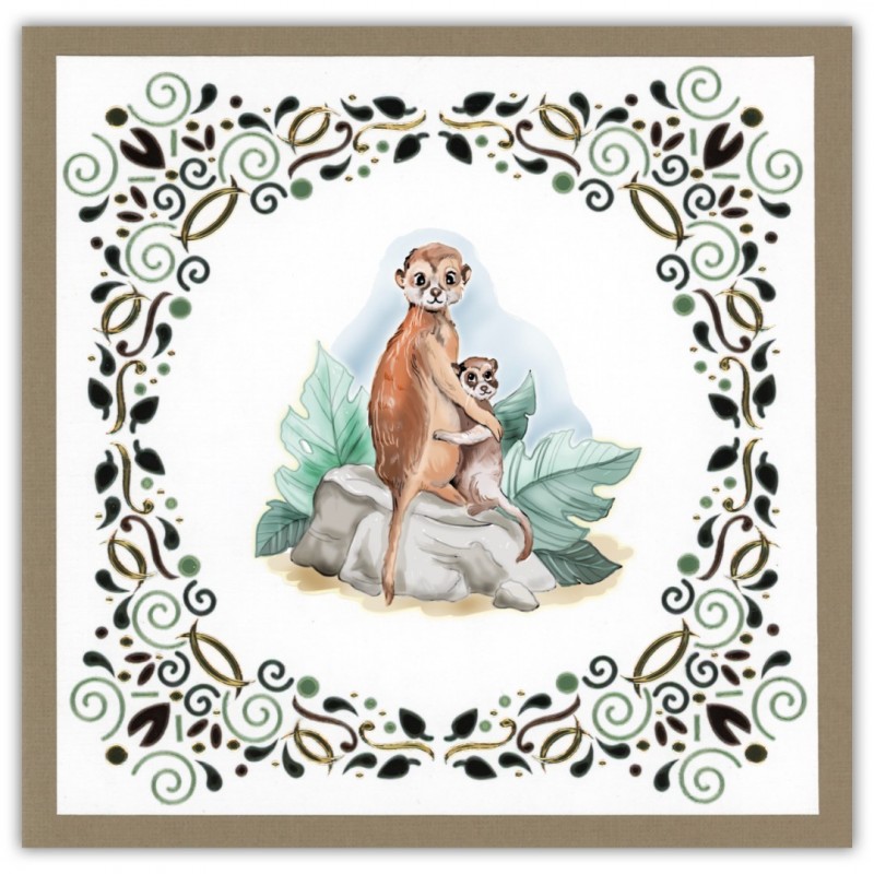3D Push Out - Yvonne Creations - Young and Wild - Sloth