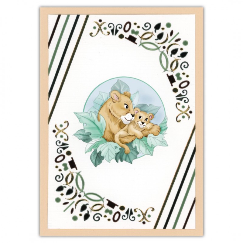 3D Cutting Sheets - Yvonne Creations - Young and Wild - Giraffe