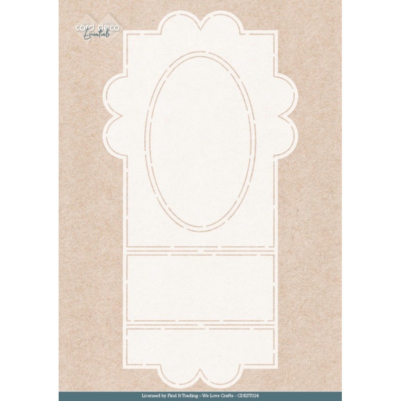 Stencil - Card Deco Essentials - Lovely Lilacs 1