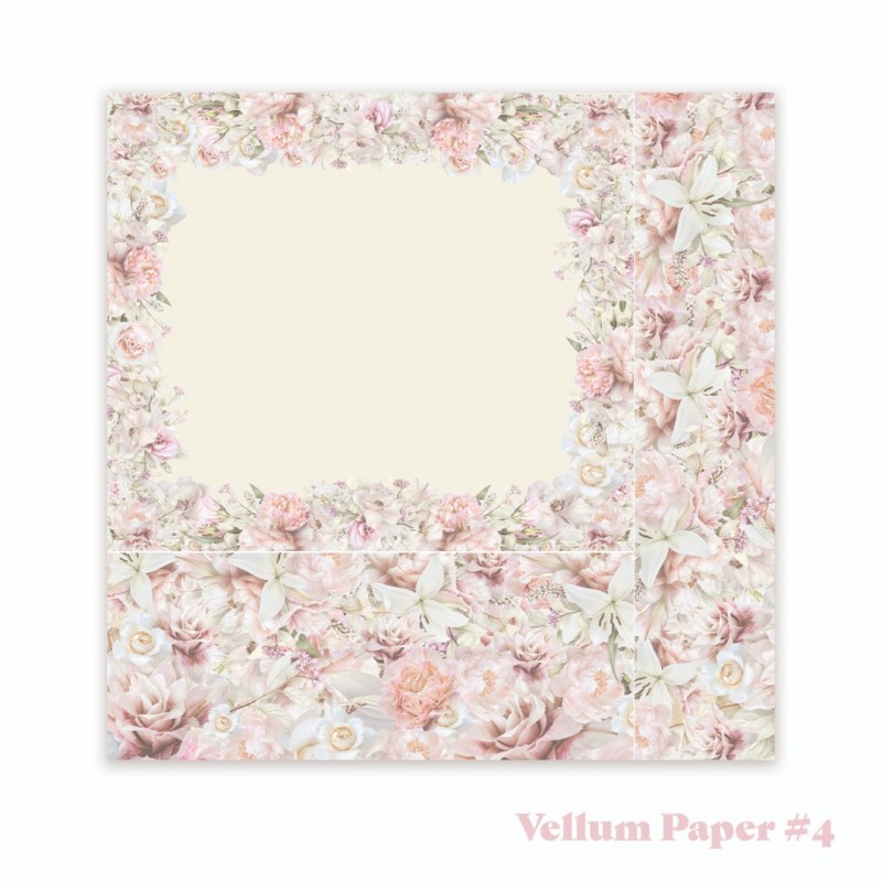Vintage Tea Collection - 8 x 8 Vellum Paper