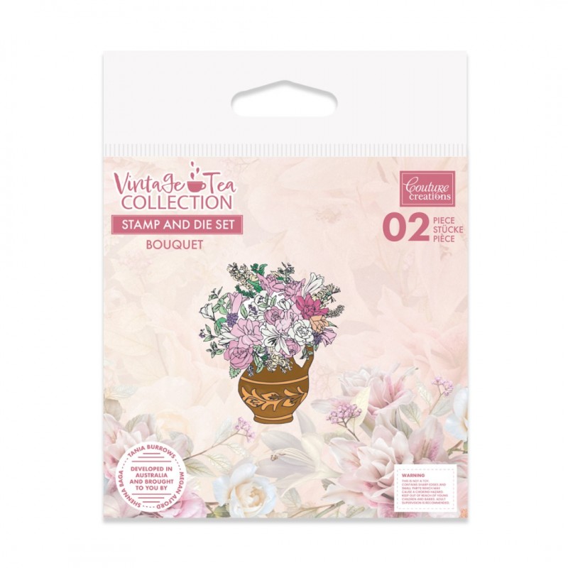Vintage Tea Collection - Stamp and Die - Bouquet
