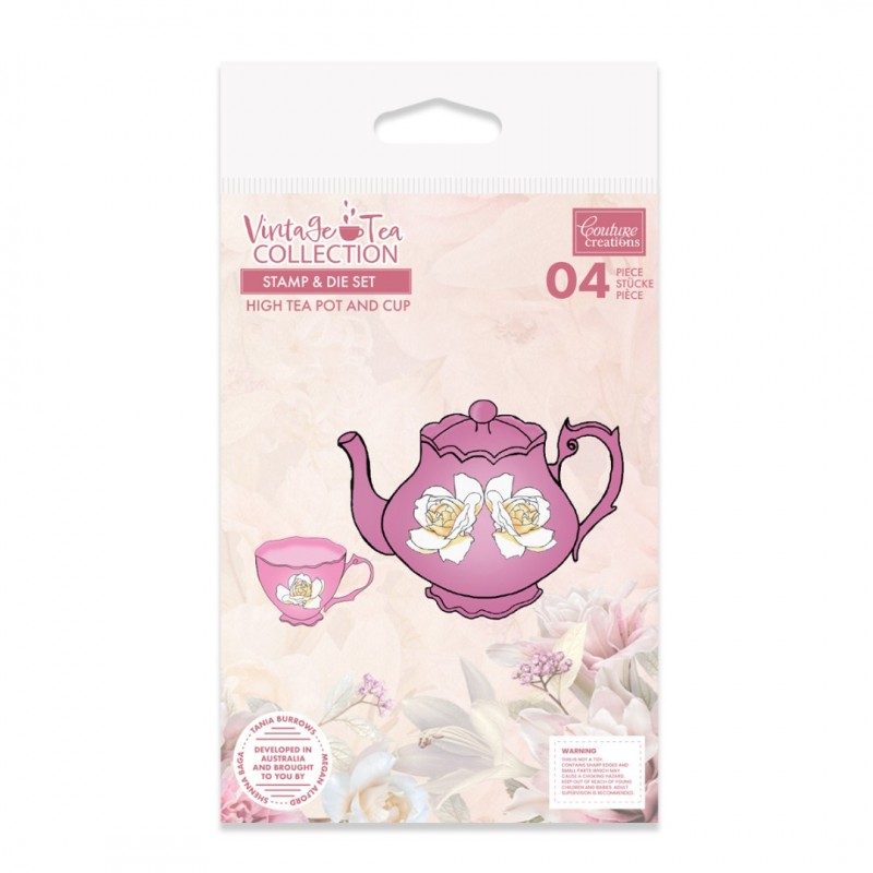 Vintage Tea Collection - Stamp and Die - High Tea Cup