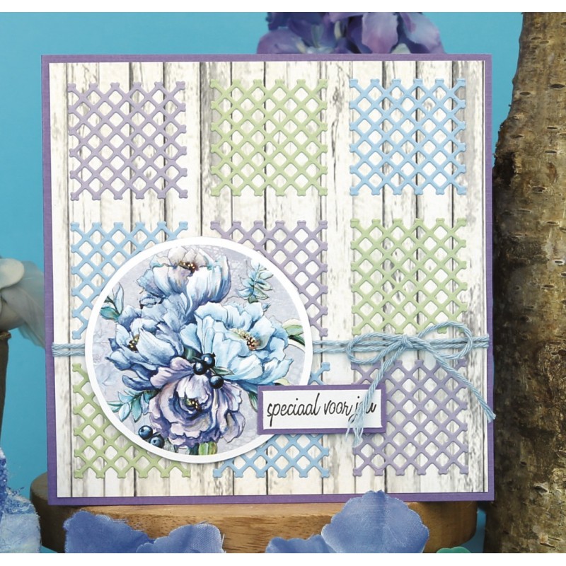 3D Push Out - Yvonne Creations - Blooming Blue - Blueberry