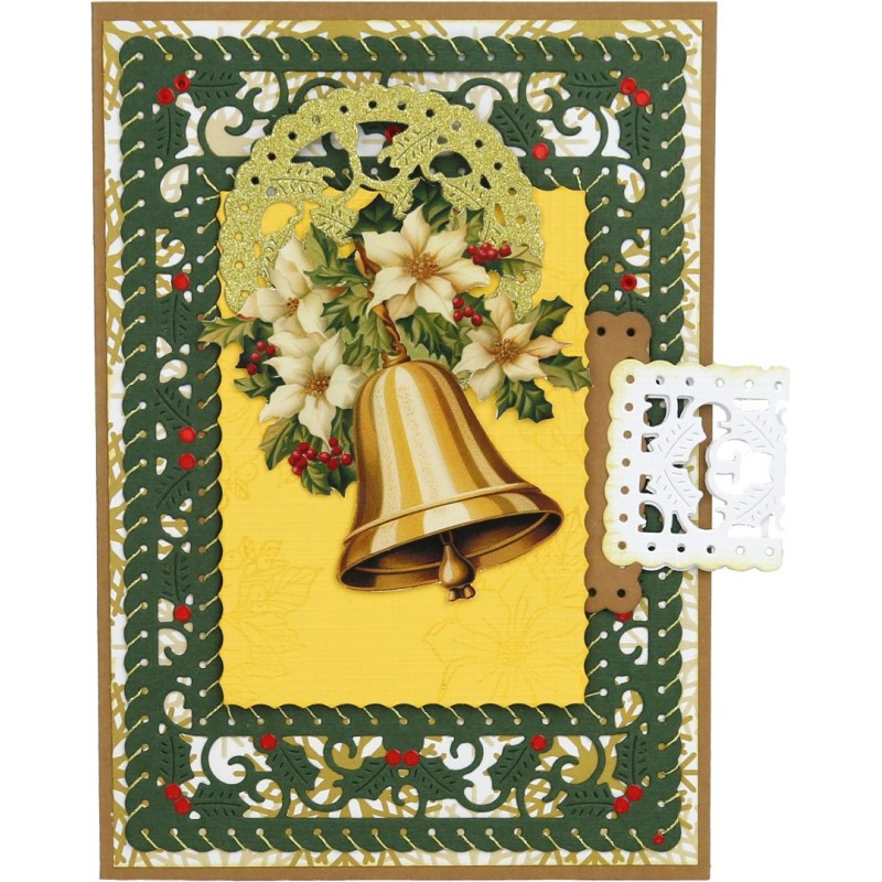 3D Push Out - Berries Beauties - Glowing Christmas - Christmas Bell