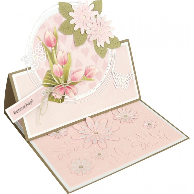 3D Push Out - Precious Marieke - Blossom Blush - Bright Pink
