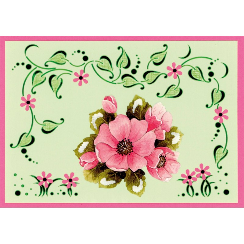 3D Push Out - Precious Marieke - Blossom Blush - Magenta