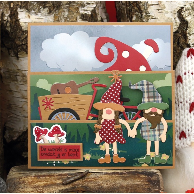 Dies - Yvonne Creations - Great Gnomes - Great Gnome Couple
