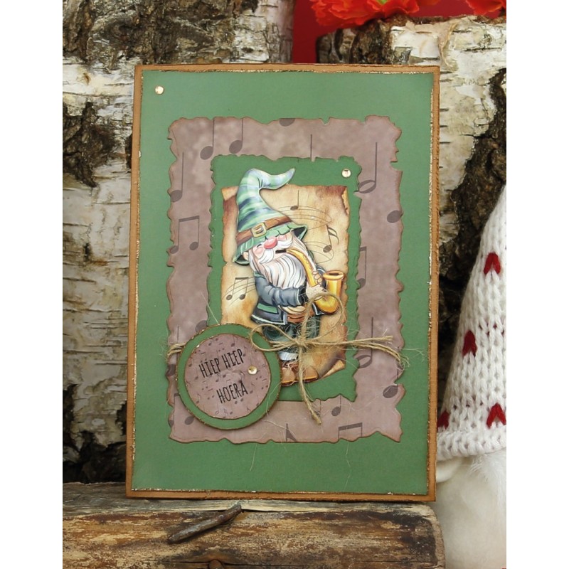 3D Cutting Sheets - Yvonne Creations - Great Gnomes - Music Gnomes