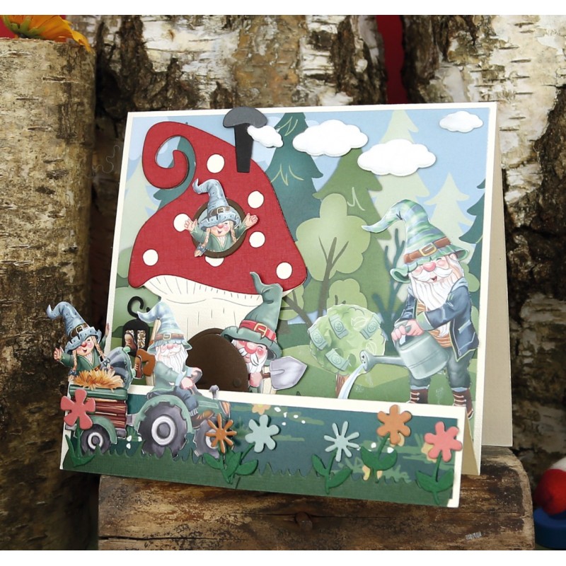 Dies - Yvonne Creations - Great Gnomes - Great Gnome Home