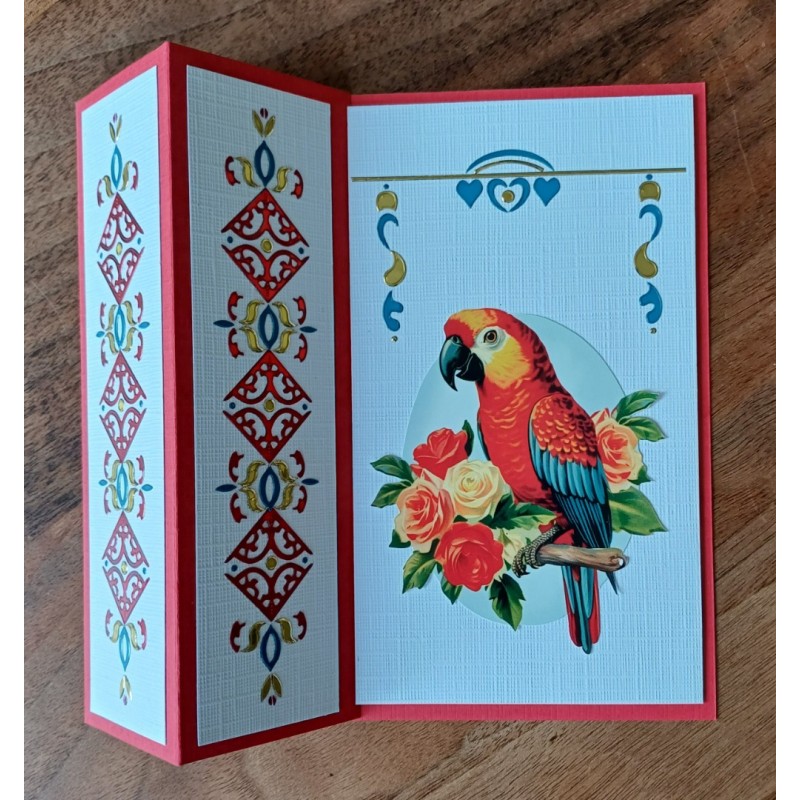 Hobbydots Corners - Mirror Christmas Red