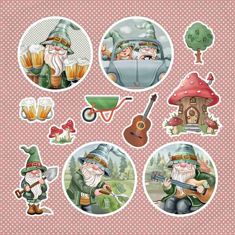 Paperpack - Yvonne Creations - Great Gnomes - Design