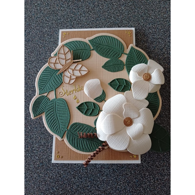 Dies - Amy Design - Sending Love - Leaves Frame