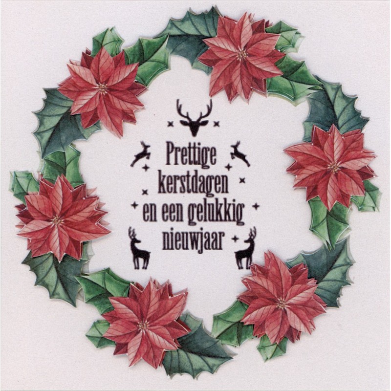 Flower Fun serie 020 kerst tekst