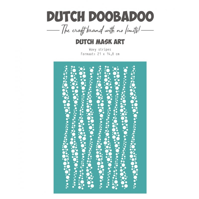 Dutch Mask Art - DDBD - Wavy Stripes A5